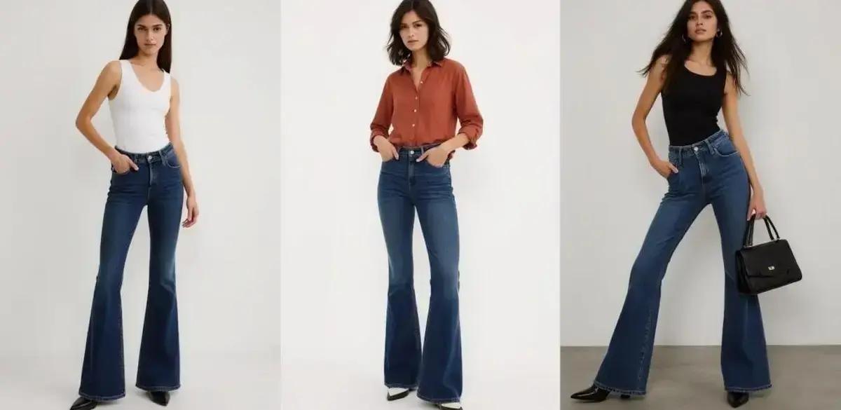 Como usar calça flare jeans em diferentes ocasiões?