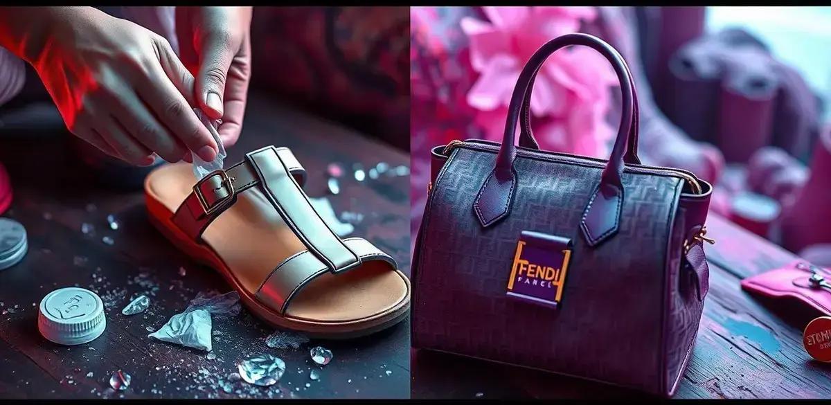 Dicas de cuidados com suas Birken Sandalias e acessórios como a bolsa fendi roma tecido