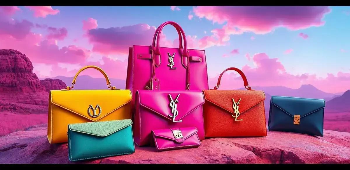 Estilos e cores populares da bolsa Yves Saint Laurent