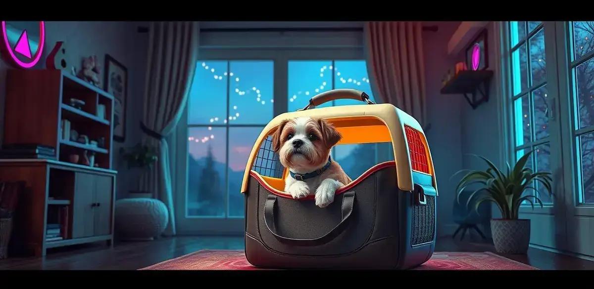 Mimos e a prática do presente – bolsa lv transporte cachorro