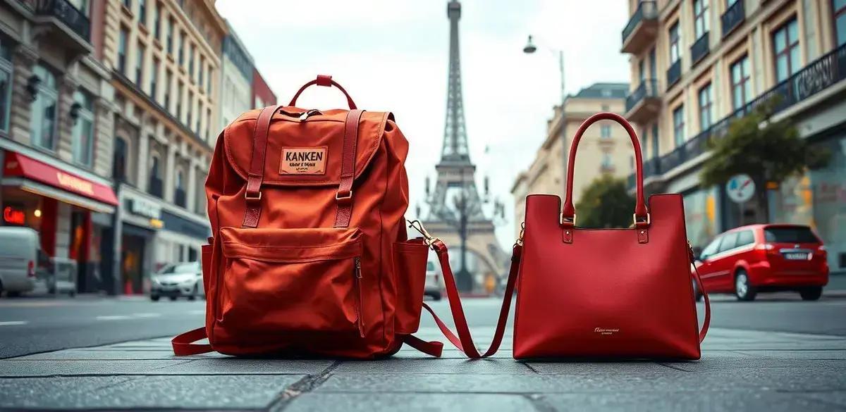 Mochila Kanken e seu contraste com as bolsas francesas - descubra mais sobre bolsas francesas em https://www.parisbolsas.com.br/sobre-bolsas-francesas