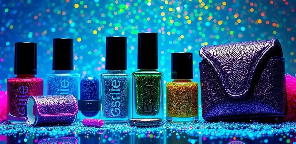 Tendências de esmalte com glitter para 2023