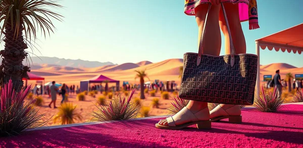 Tendências de moda: Birken Sandalias e a bolsa fendi roma tecido