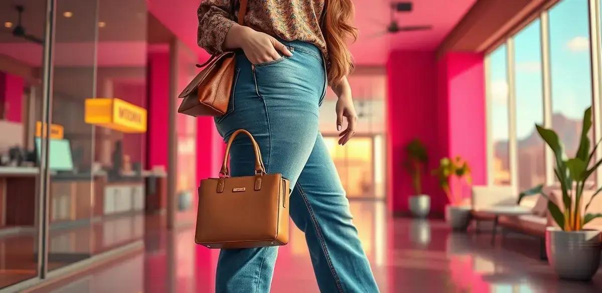 A Influência da Bolsa Premium no Visual com Calça Jeans