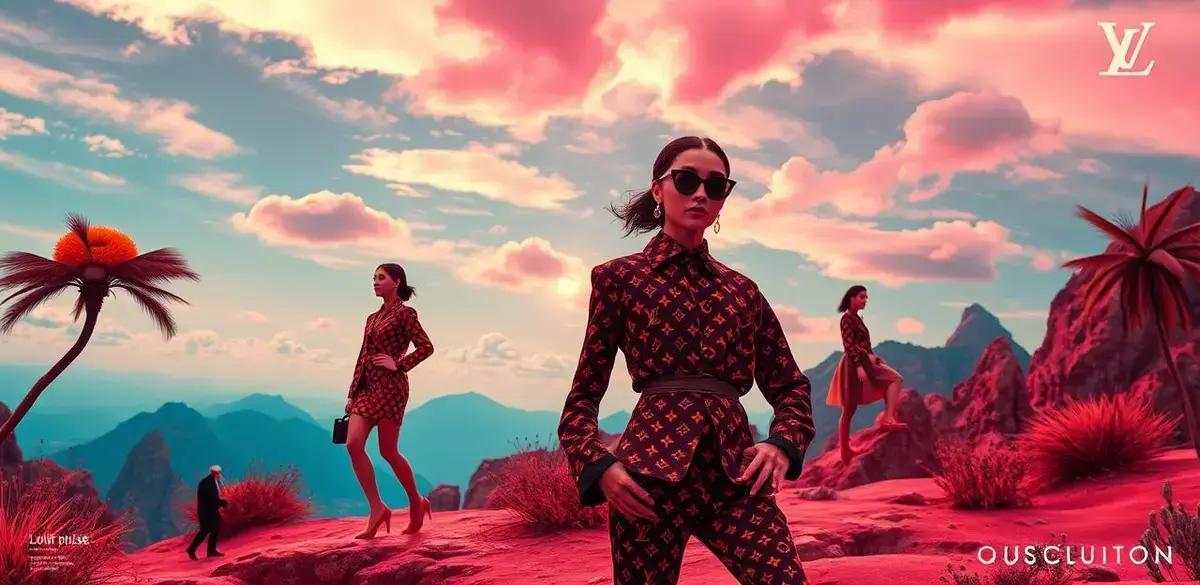 A influência do estilo Louis Vuitton Eclipse Reverse nos ensaios