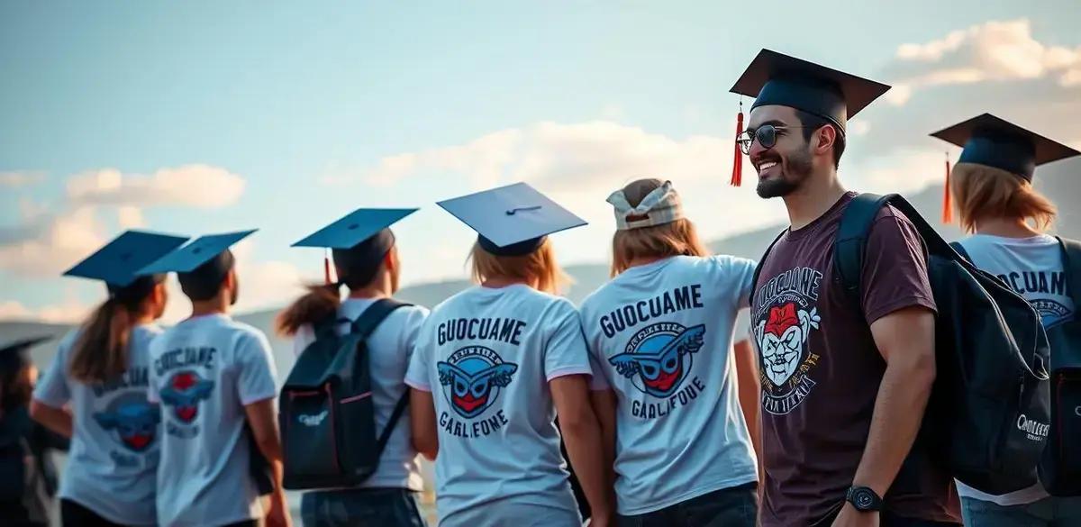 Camisetas personalizadas para a formatura