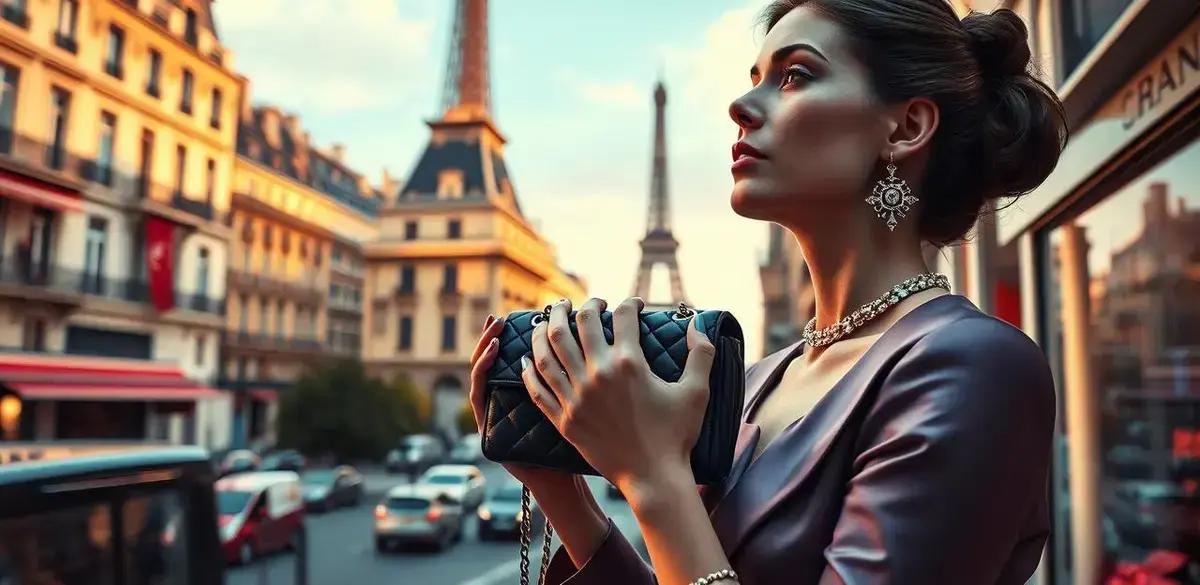 Combinações Perfeitas: Creme e Bolsa Chanel para Um Look Elegante em Paris