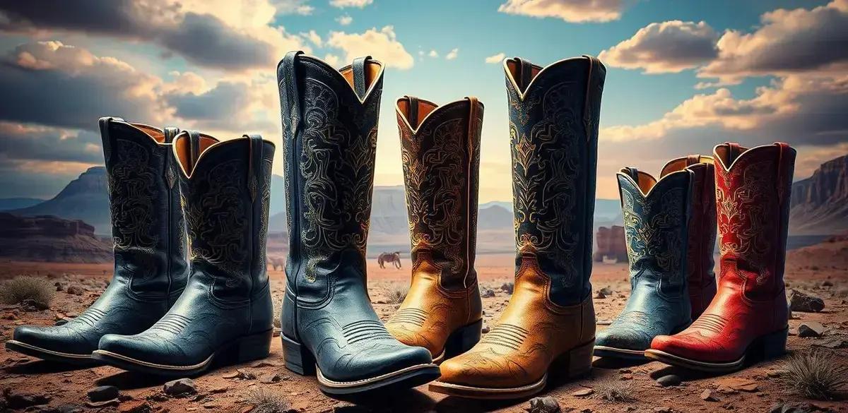 Estilos diferentes de Botas Western