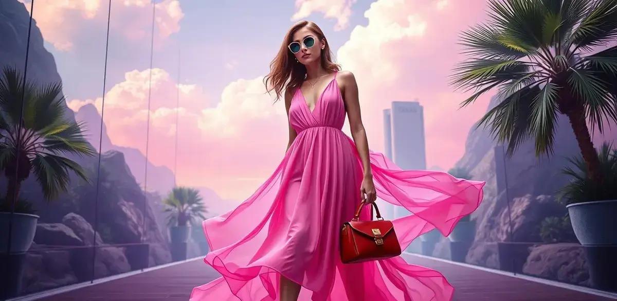 Como combinar Crepe Georgette com a bolsa hermes