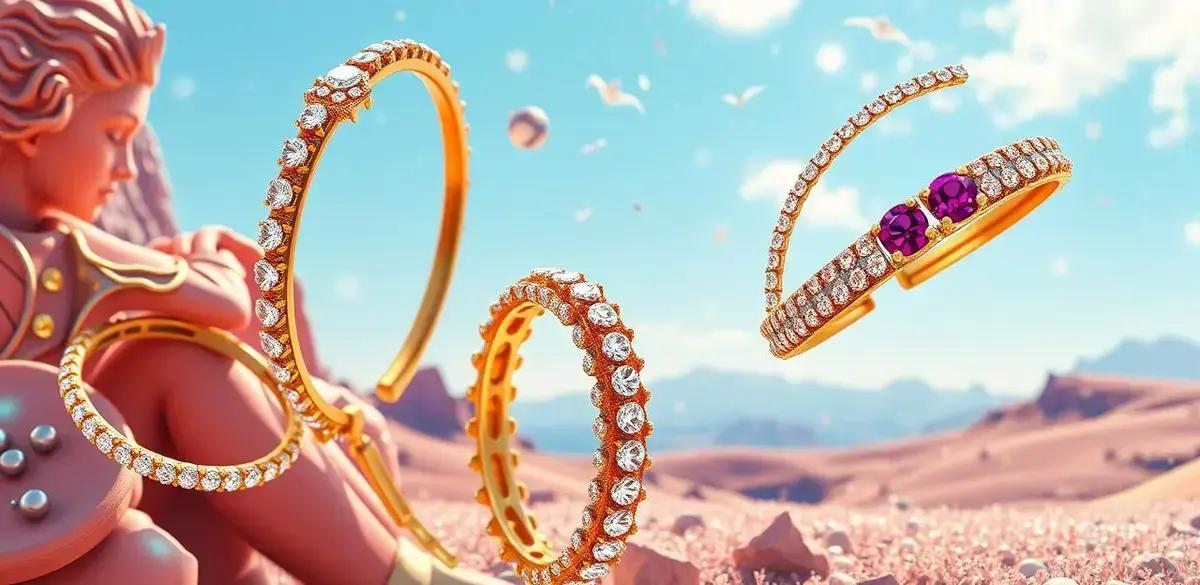 Estilos de pulseiras tennis