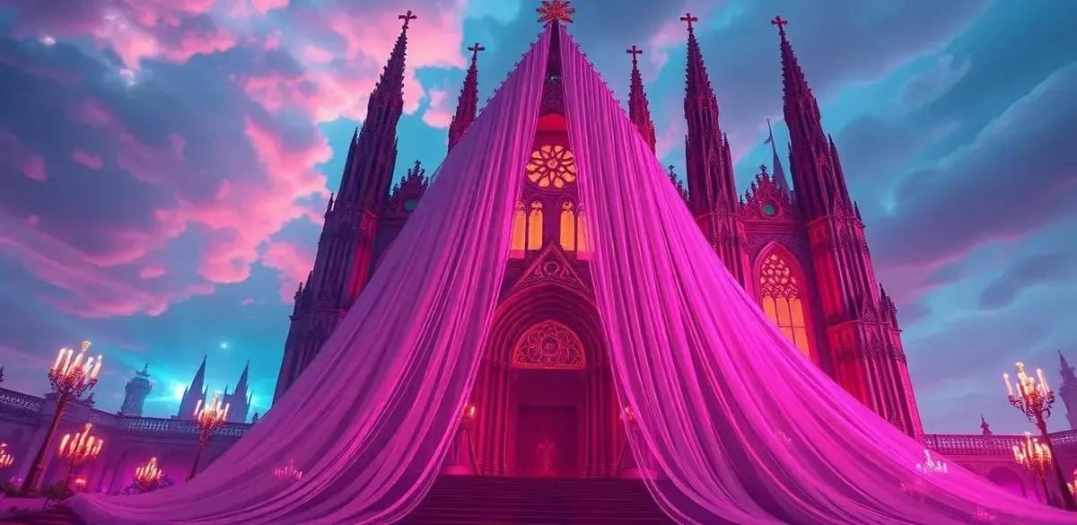 História do véu catedral
