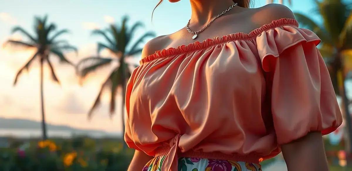 O que é uma blusa ciganinha?