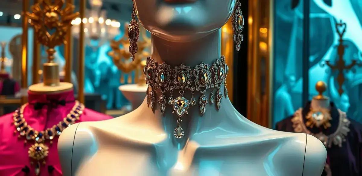 O que são chokers de diamantes?