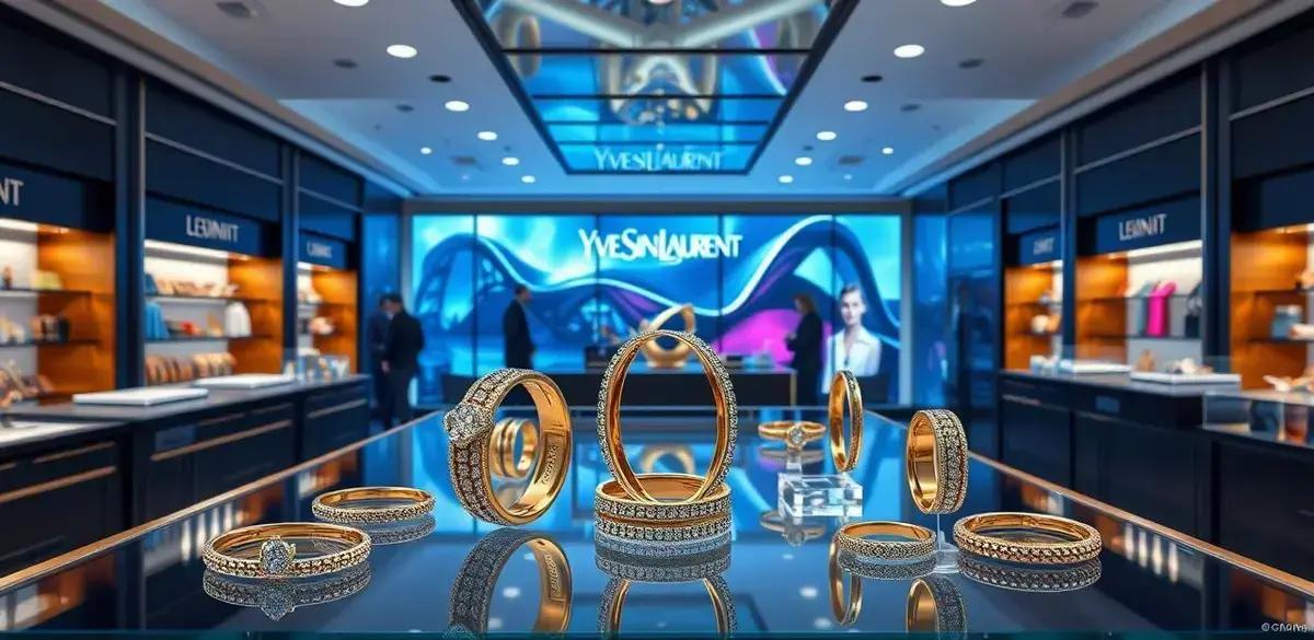 Onde comprar pulseira tennis e Yves Saint Laurent Italiana