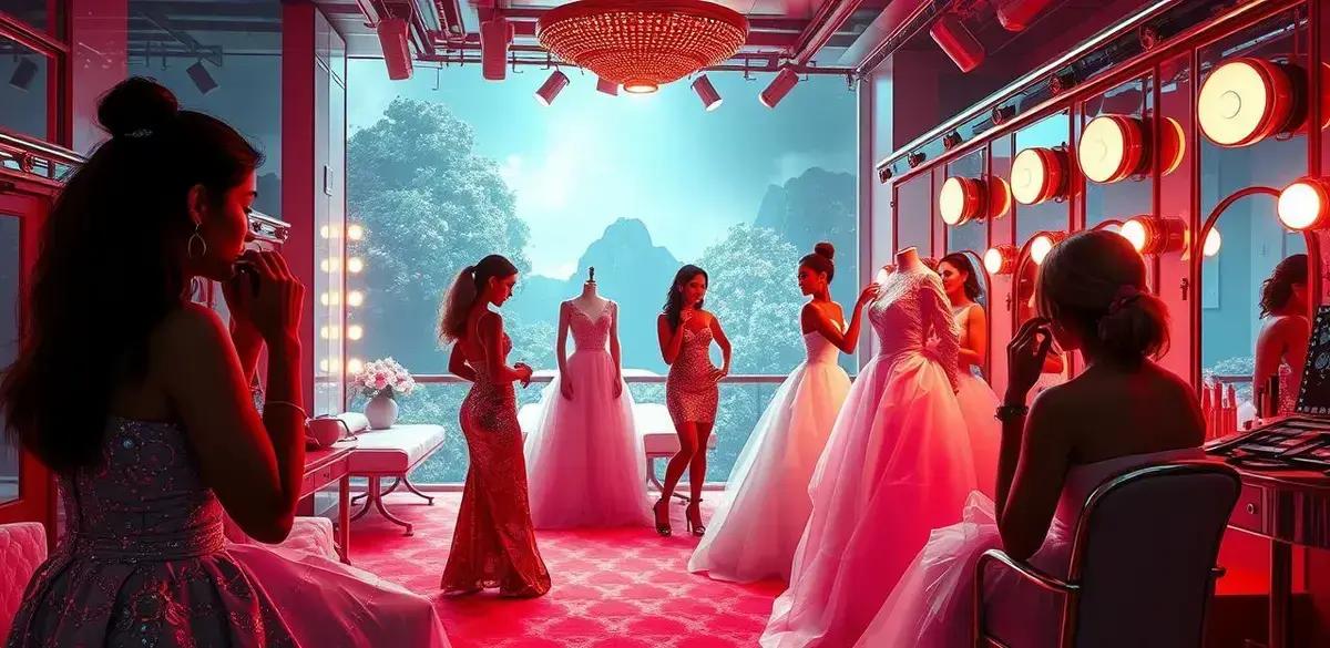 Preparação para o red carpet