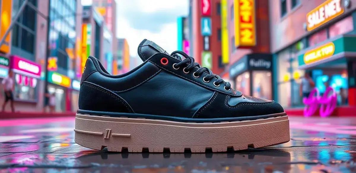Sneaker Plataforma: Altura e Conforto em um Só Calçado