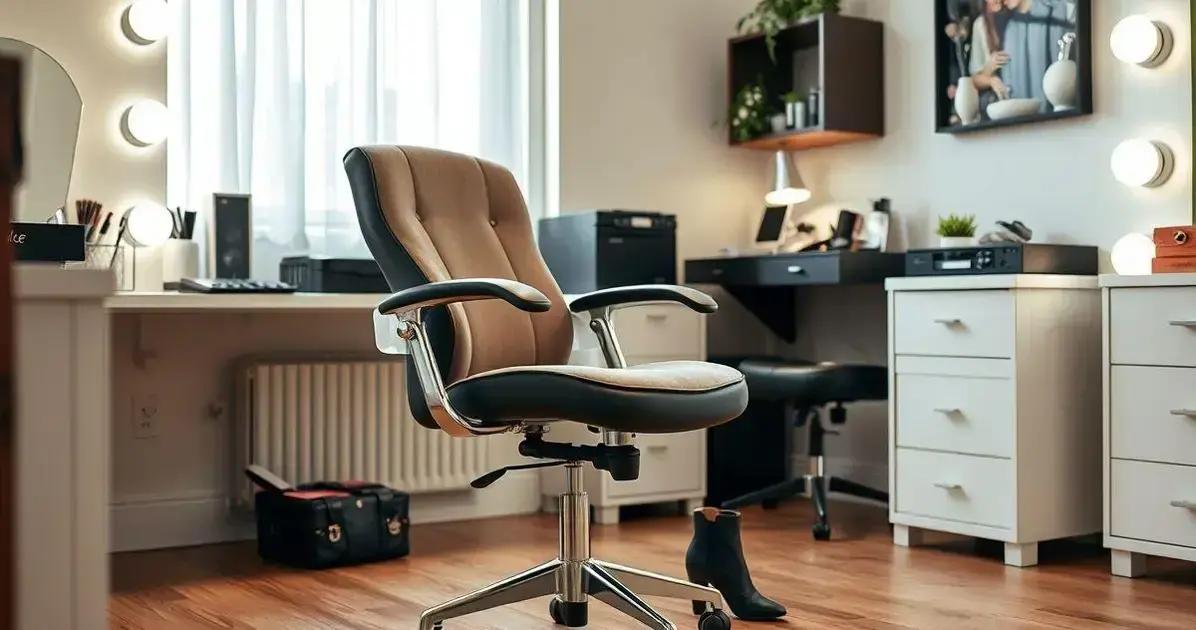 A importância do conforto na cadeira maquiagem