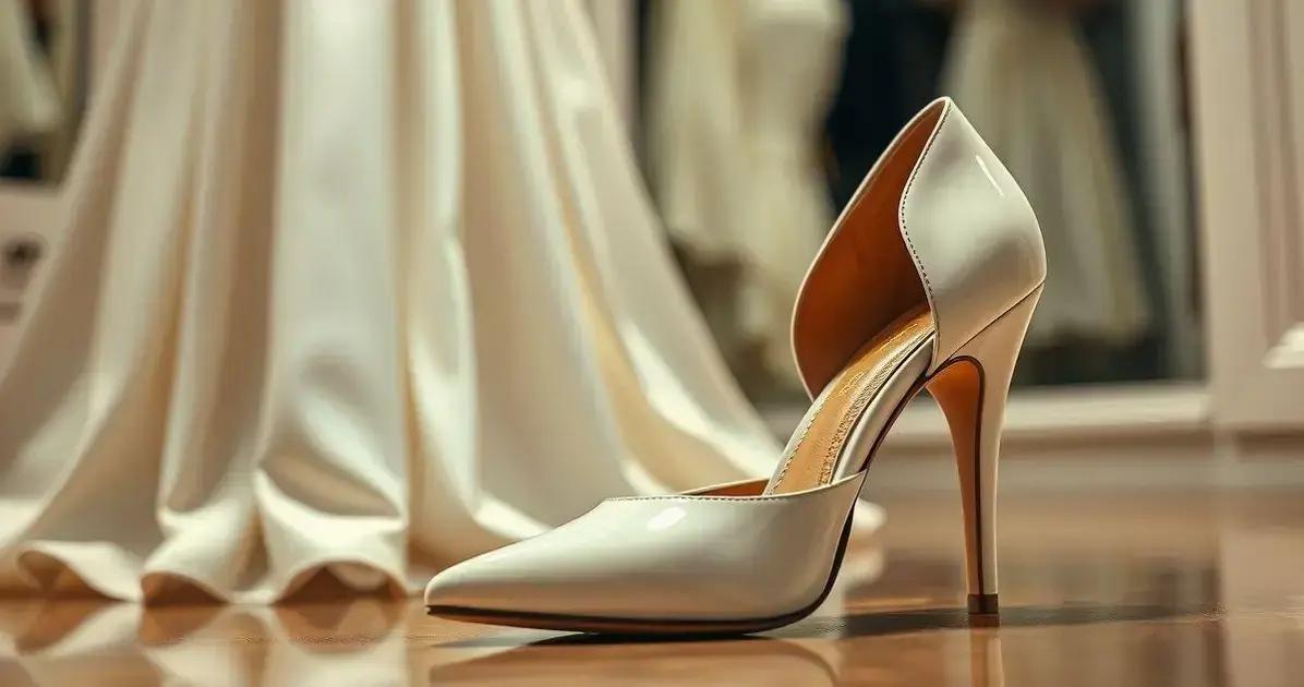 A Importância do Sapato Scarpin Verniz Off White Salto 10 cm
