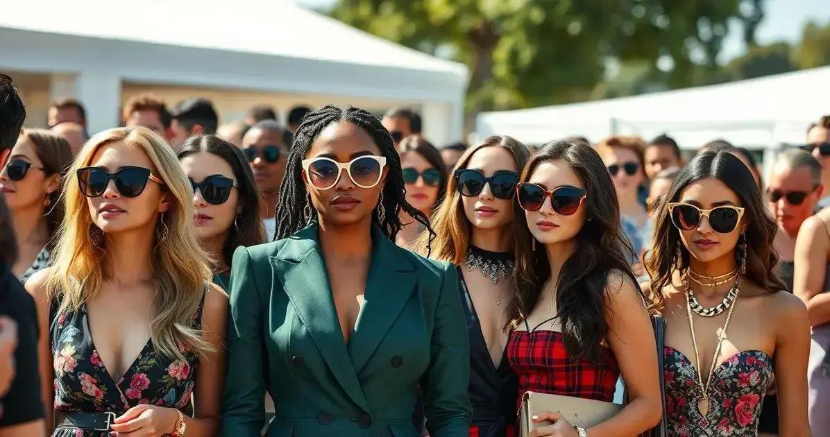 A importância dos Óculos de Sol da Vogue em eventos