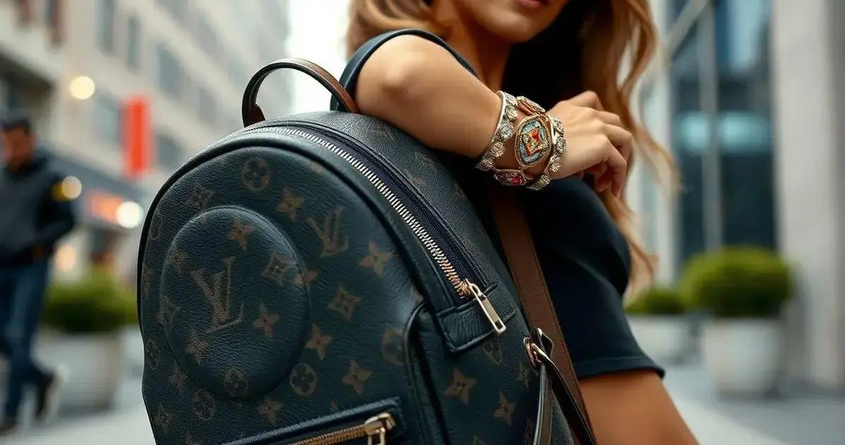 A pulseira talismã e a bolsa louis vuitton nba backpack couro