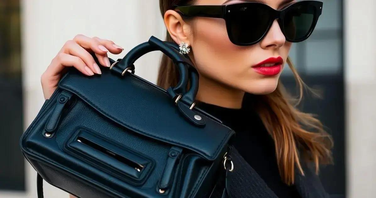 Acessórios que combinam com a máscara cílios magnéticos e a bolsa Balenciaga Motorcycle Todo Preto