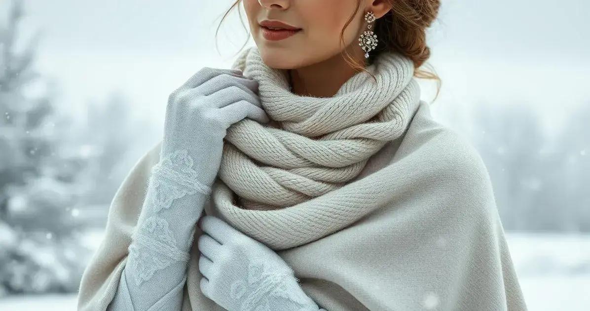 Acessórios que combinam com capa noiva inverno