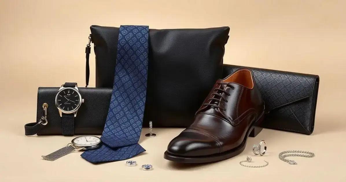 Acessórios que complementam o traje social