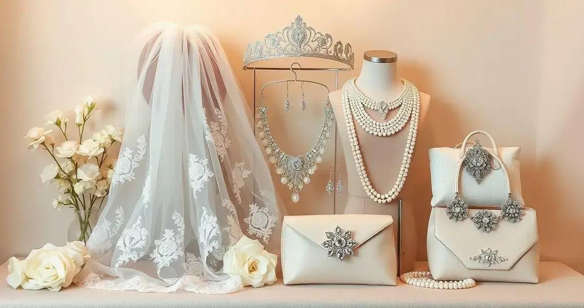 Acessórios que complementam o vestido