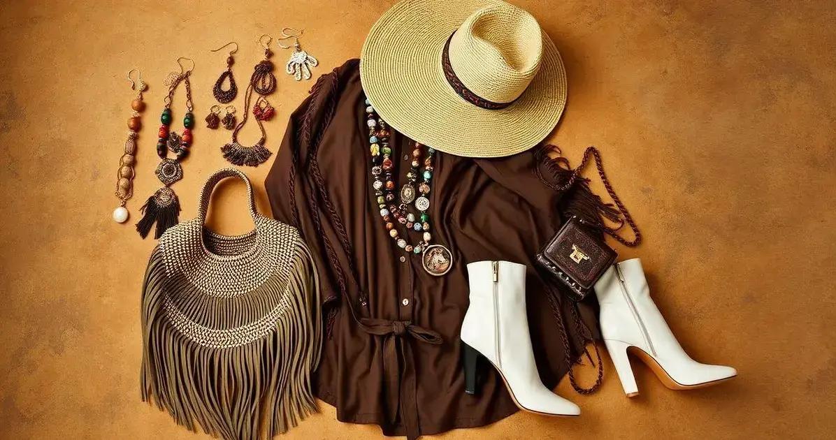 Acessórios que valorizam o vestido boho