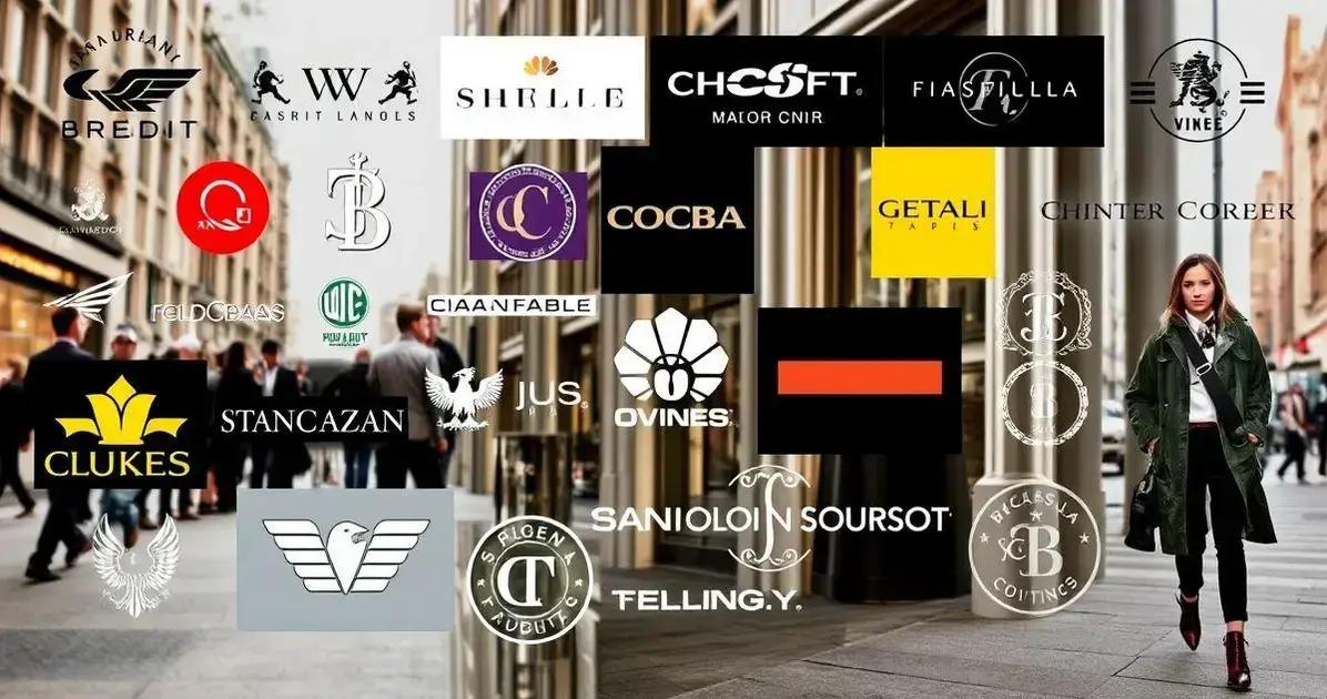 As principais marcas de roupas famosas