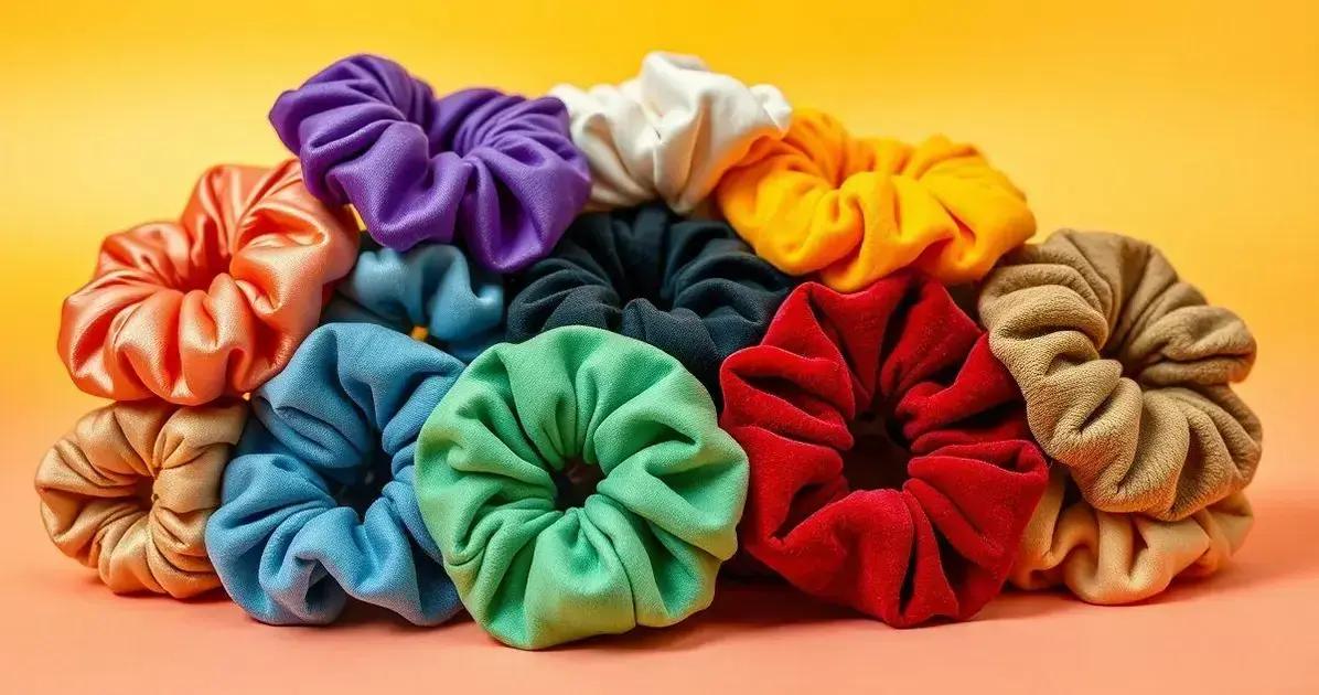 Benefícios do elástico cabelo scrunchie