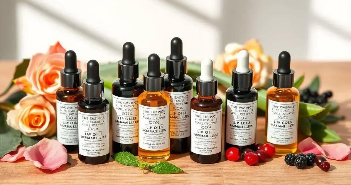 Benefícios do lip oil hidratante para a pele dos lábios