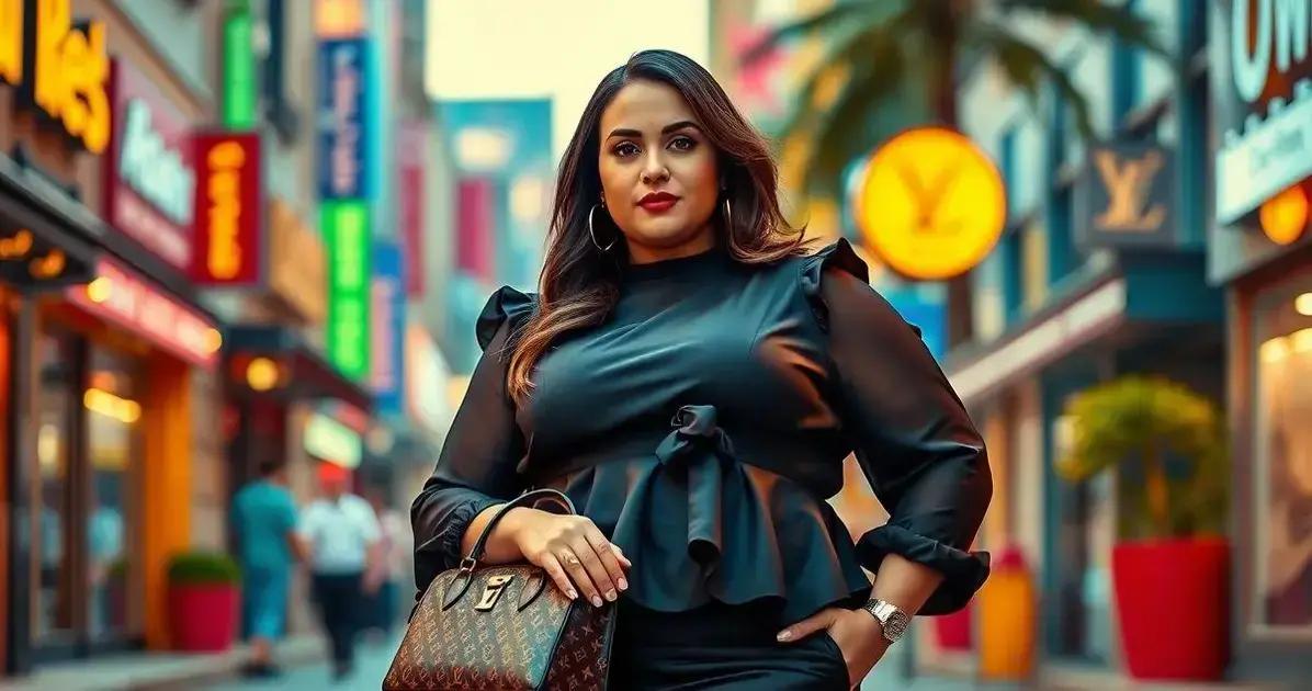 Blusa Peplum Plus: O Detalhe Estruturado que Valoriza a Cintura