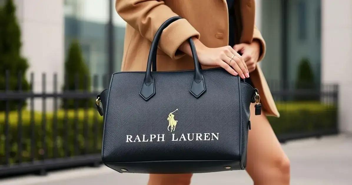Bolsa Ralph Lauren: Estilo e Sofisticação Que você Precisa Conhecer