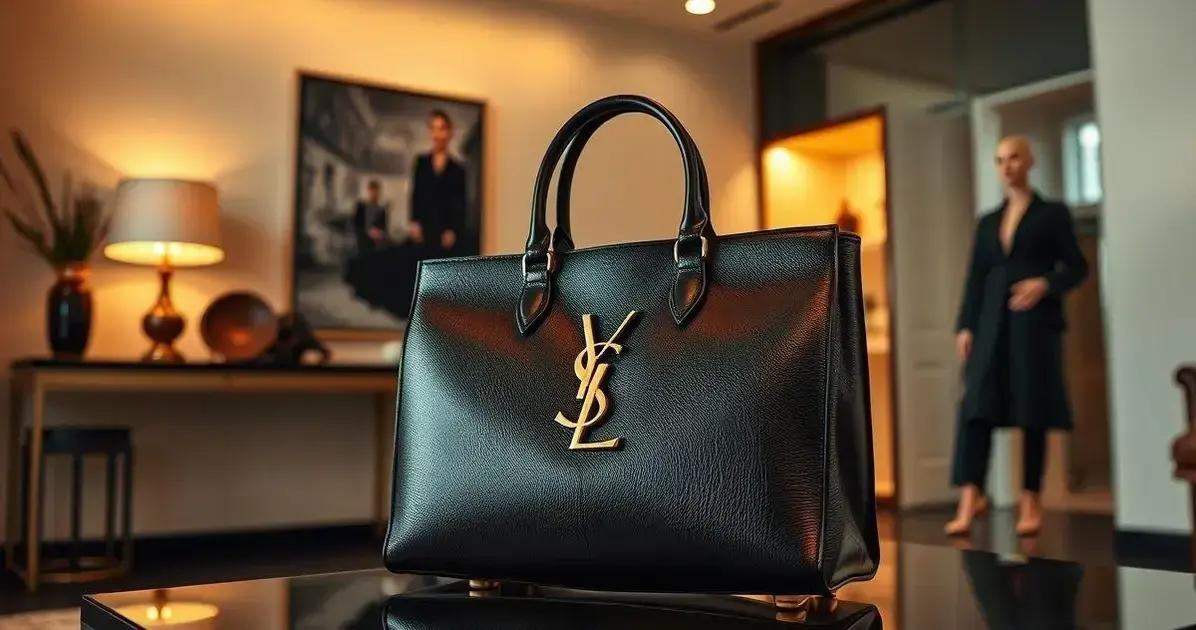 Bolsa YSL Cassandra Couro: Um Clássico