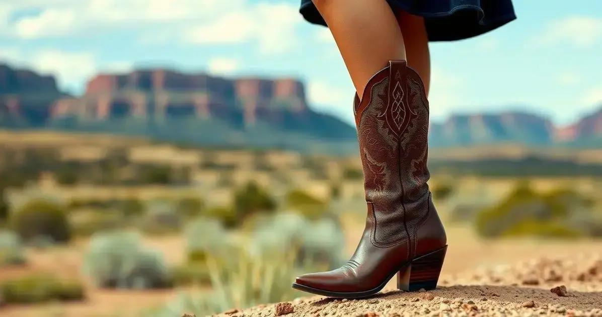 Bota Cowgirl: O Calçado do Velho Oeste que Conquistou as Metrópoles