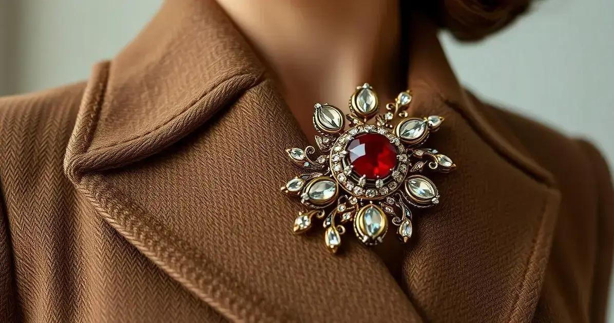 Broche Vintage: O Acessório Clássico que Volta às Passarelas de Luxo