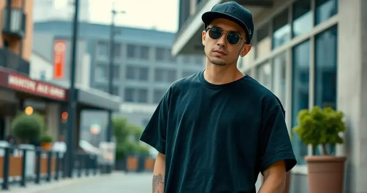 Camiseta Oversized: Proporções Amplas para um Visual Descolado