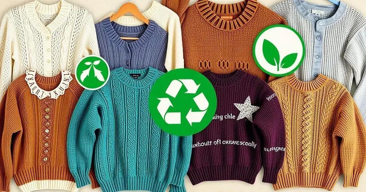Camisola vintage e a moda sustentável