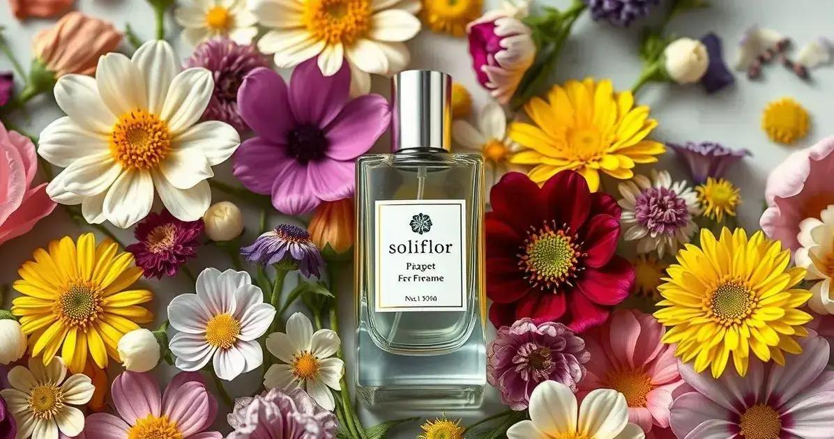 Características marcantes do perfume soliflor