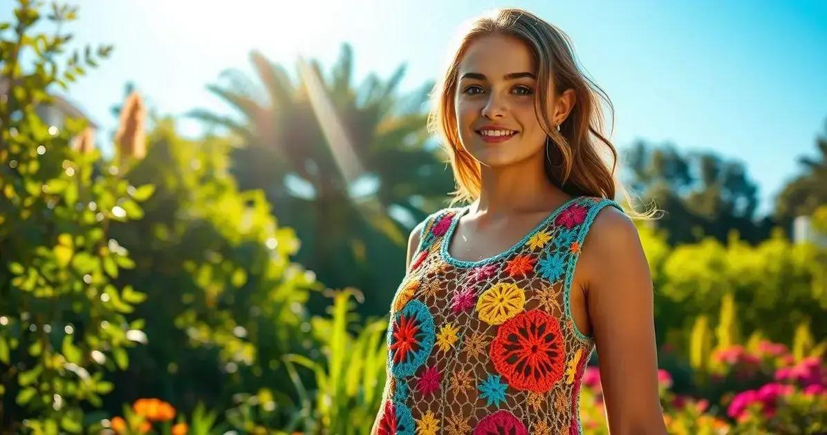 Colete Crochê: O Artesanato Boho que Personaliza Looks Básicos