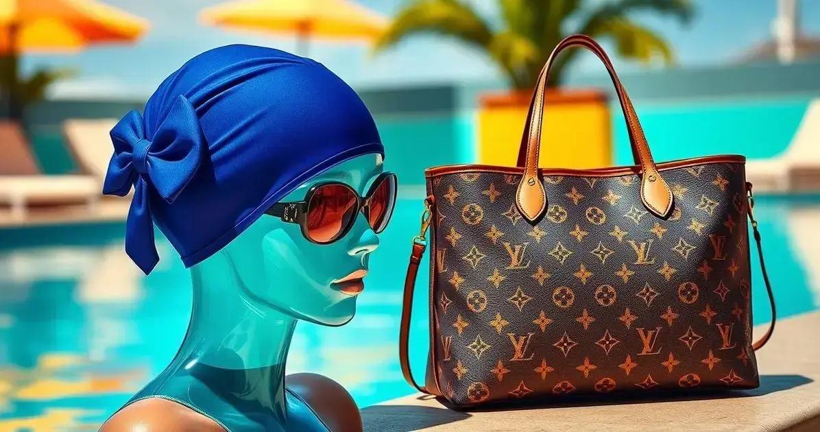 Combinação da Touca com a Bolsa LV Transporte Cachorro