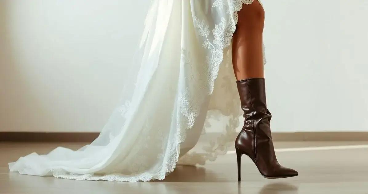 Combinação de vestido e sapato