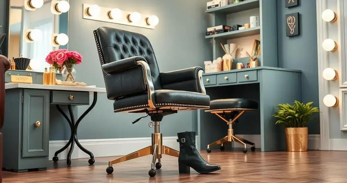 Combinações de cadeira maquiagem com Bota Cano Curto Napa Preto Salto 8,5 cm: Saiba mais aqui https://www.modatrend.com.br/produtos/bota-cano-curto-napa-preto-salto-85-cm/