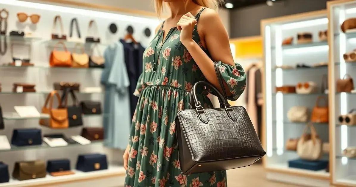 Combinações de vestido túnica com malas réplicas