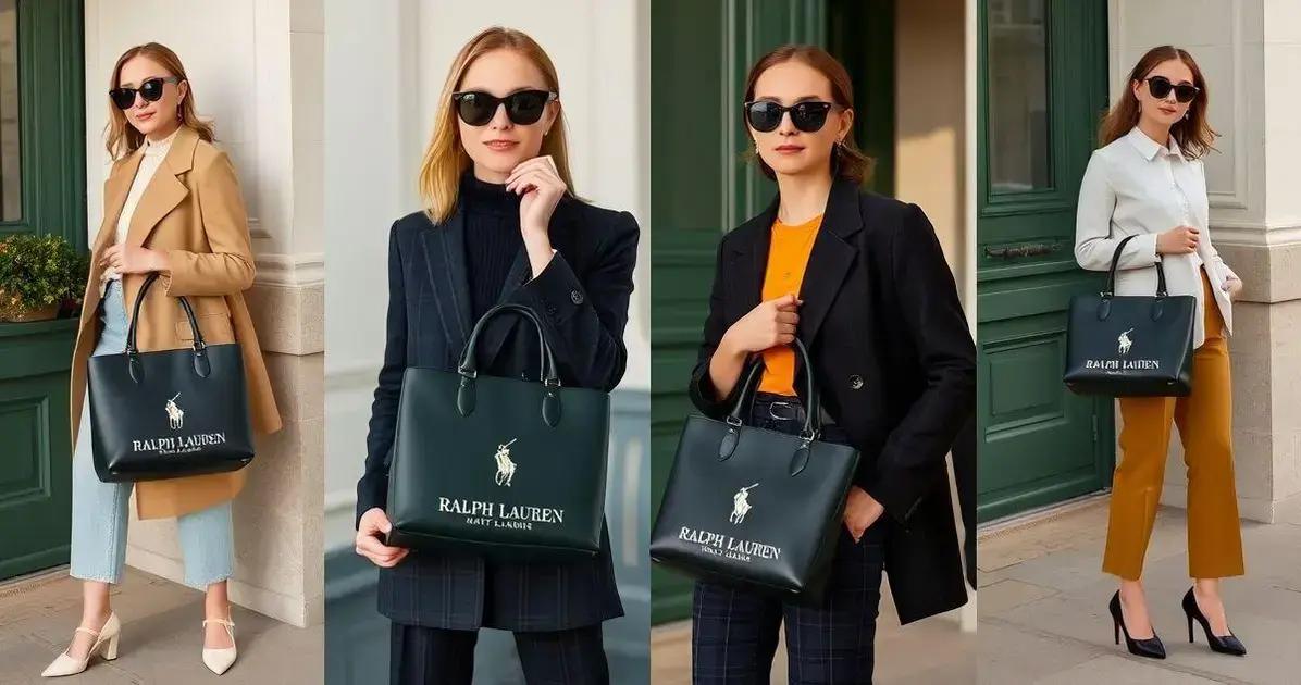 Como combinar a bolsa Ralph Lauren com seu estilo