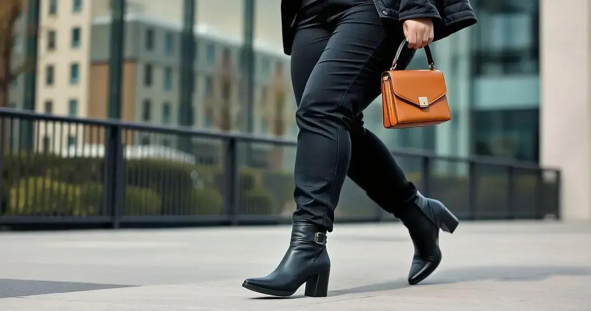 Como combinar a calça alfaiataria com Bota Cano Curto Napa Preto Salto 9 cm