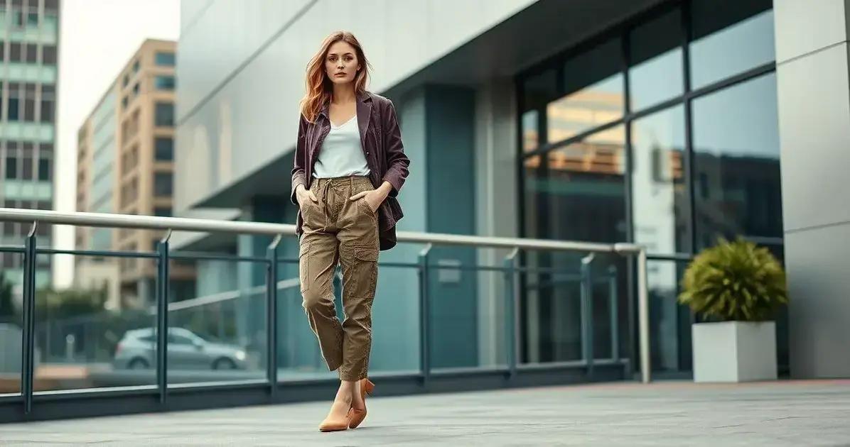 Como combinar calça carpinteira feminina com Mocassim Feminino Rasteiro Napa Rosê e Bege