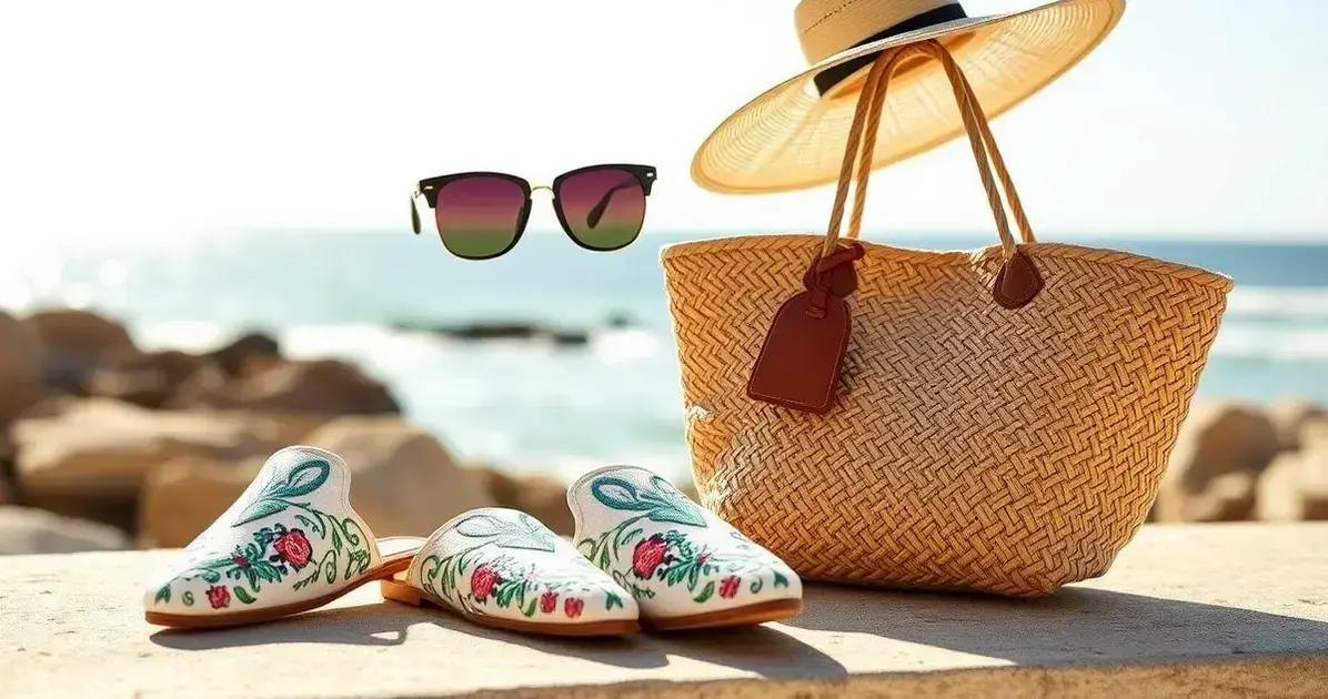 Como combinar mules bordados com bolsa jacquemus praia?