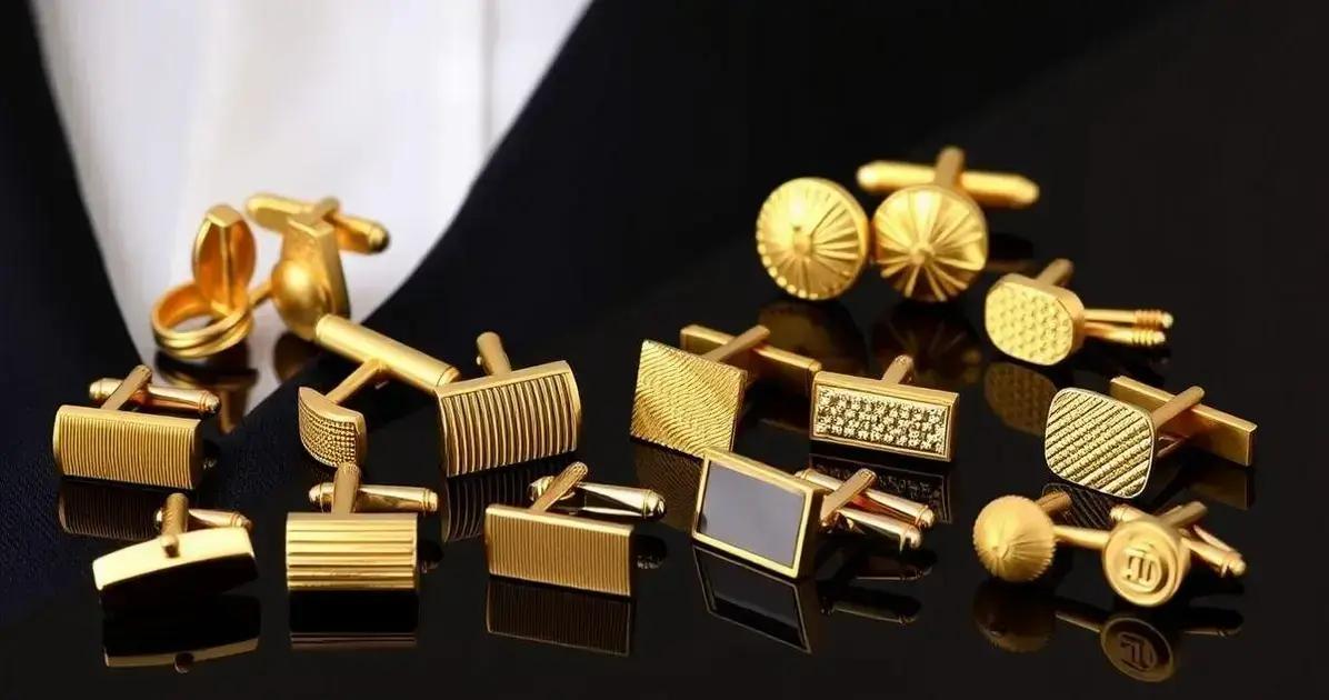 Como escolher abotoaduras ouro para eventos
